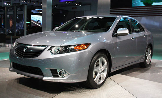 The 2011 Acura TSX at a Trade Show